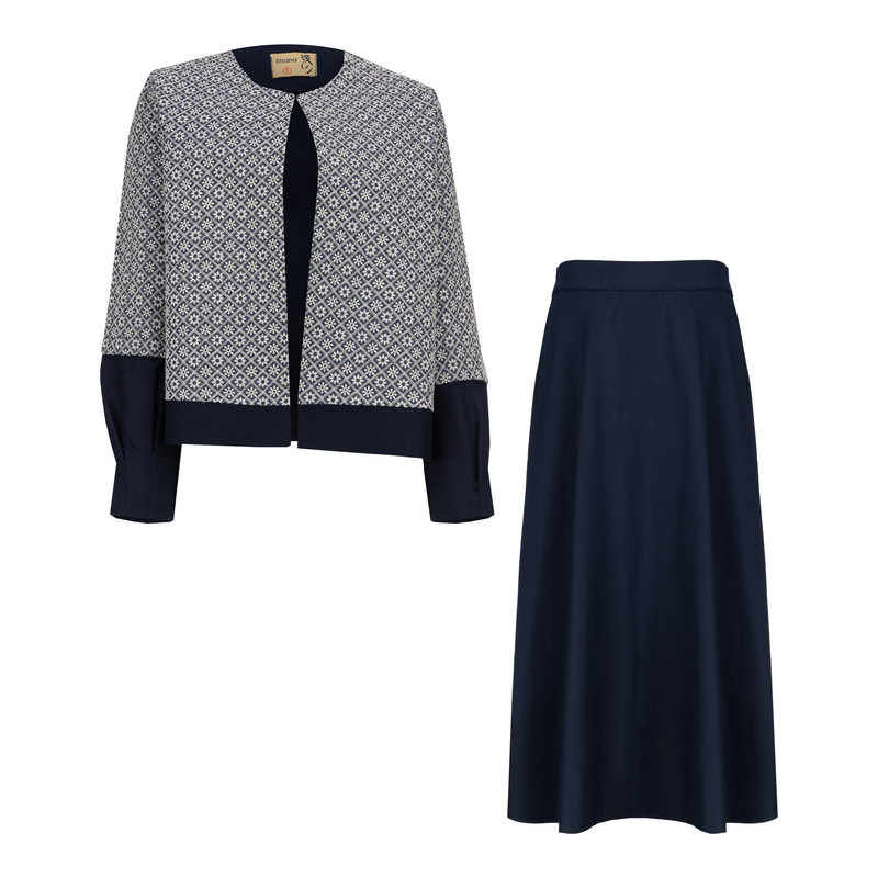 ست کت و دامن زنانه السانا کد 214405