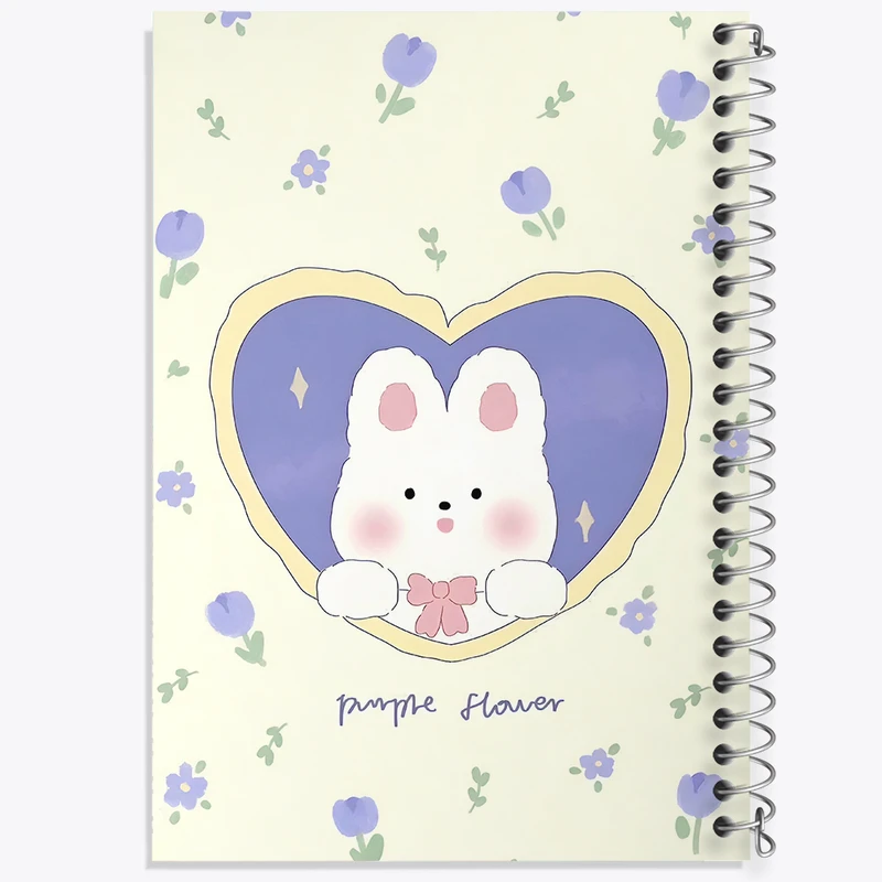 دفتر نقاشی 50 برگ خندالو طرح خرگوش کیوت کد N3960