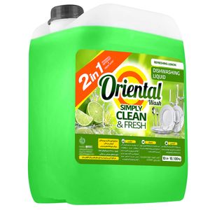 مایع ظرفشویی اورینتال مدل لمون حجم 10 لیتر