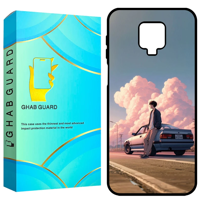 کاور قاب گارد طرح ماشین مدل GCHPN9S مناسب برای گوشی موبایل شیائومی Redmi Note 9S / Redmi Note 9 Pro / Redmi Note 9 Pro Max