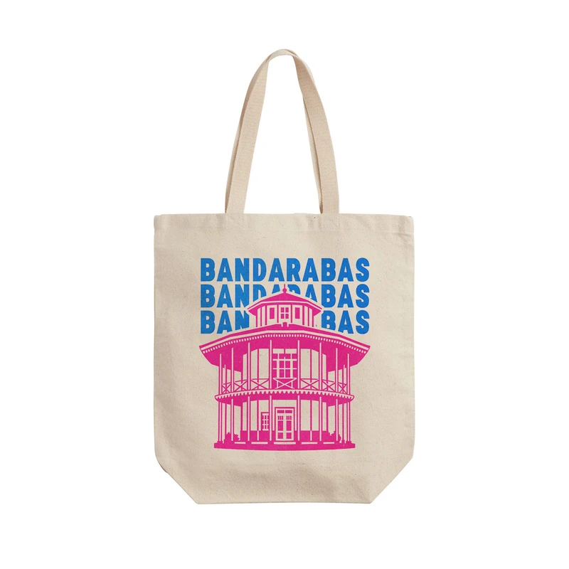 ساک خرید ترمه طراحان ایده مدل نماد عمارت کلاه فرنگی بندرعباس کد map0043 - L