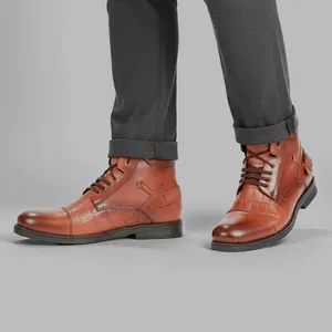 نیم بوت مردانه پویان گام پیام مدل آنتیک کد 4814-4