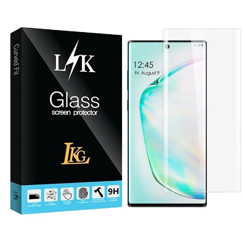 محافظ صفحه نمایش ال کا جی مدل UV مناسب برای گوشی موبایل سامسونگ Galaxy Note 10 Plus 4G