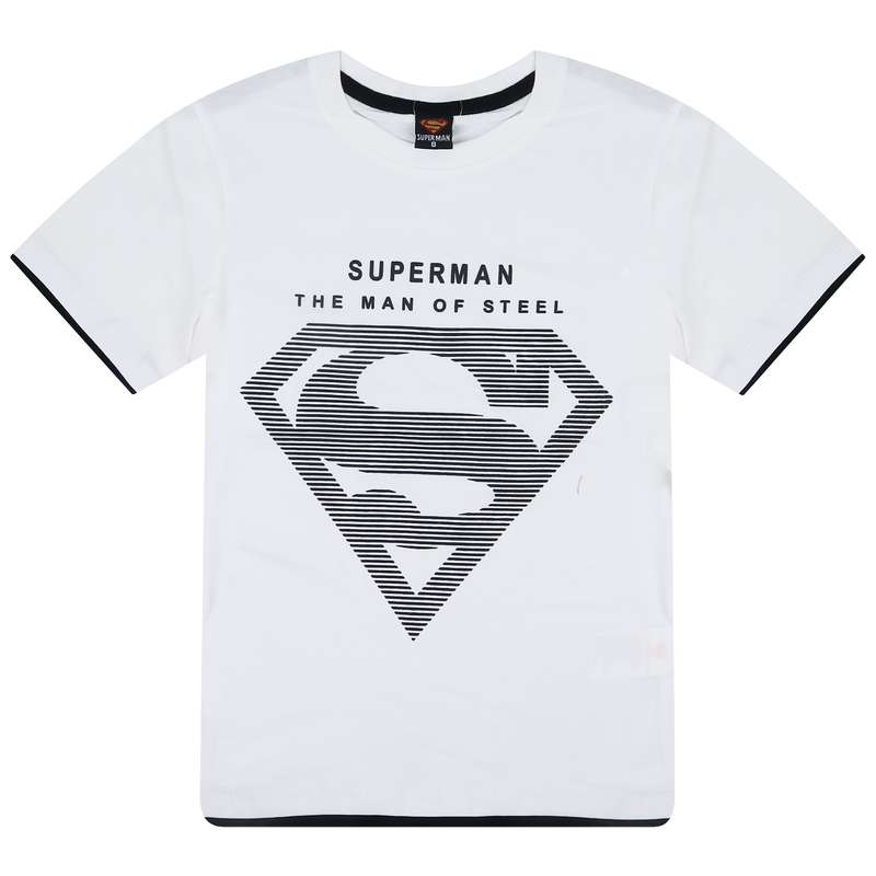 تی شرت آستین کوتاه پسرانه مدل Super Man