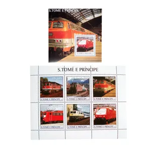 تمبر یادگاری مدل قطار کد 97 مجموعه 7 عددی