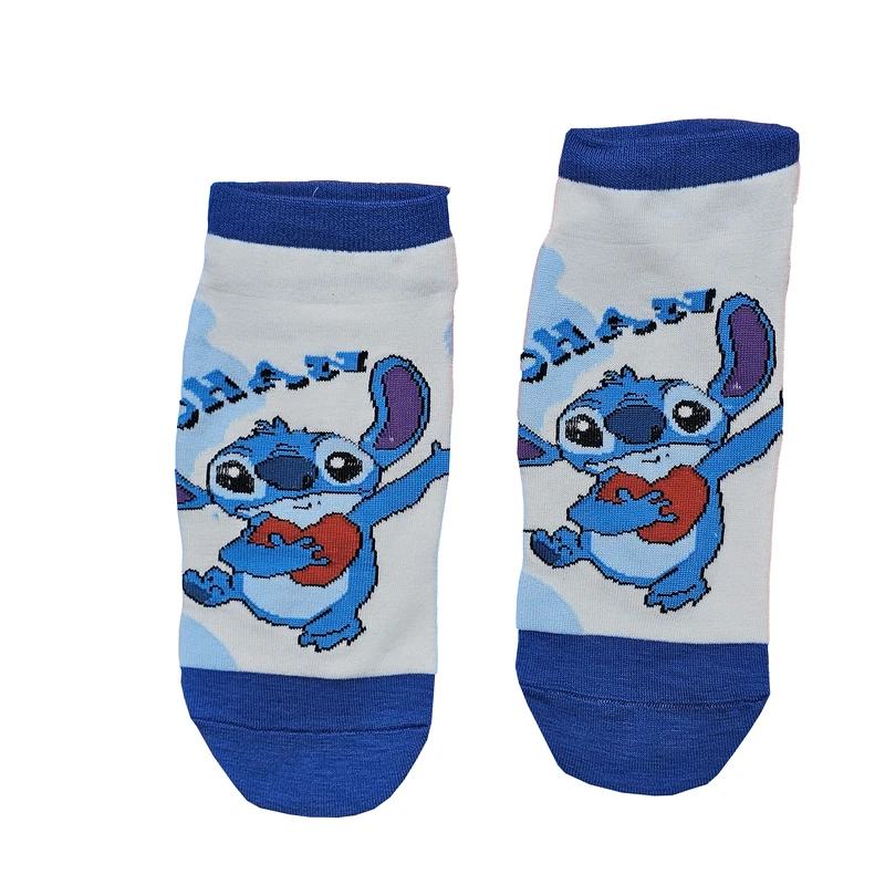 جوراب زنانه مدل استیچ طرح قلبی کد 129