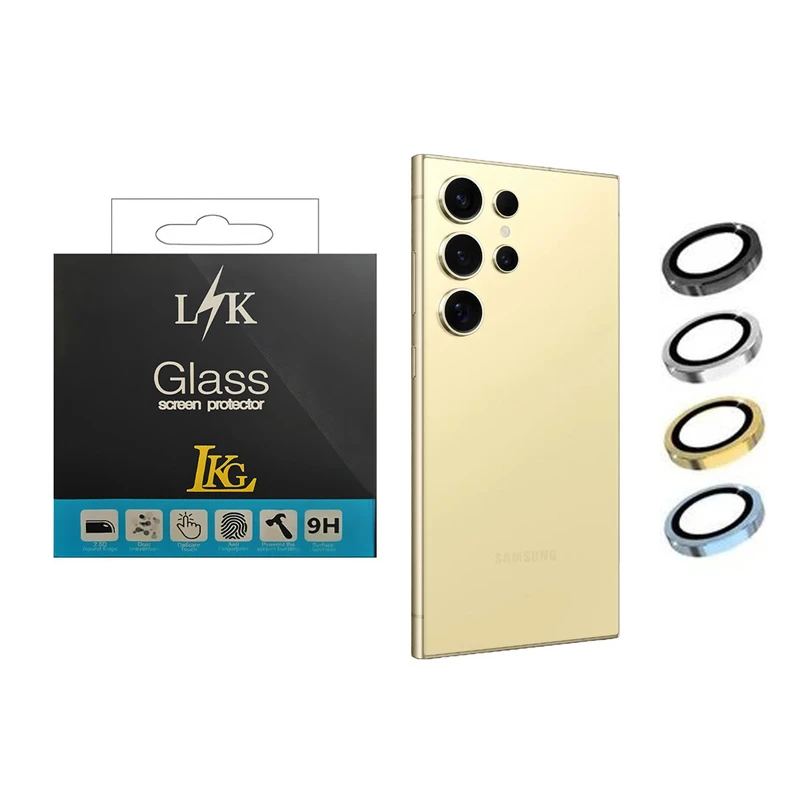 محافظ لنز دوربین ال کا جی مدل Ringi مناسب برای گوشی موبایل سامسونگ Galaxy S24 Ultra 5G