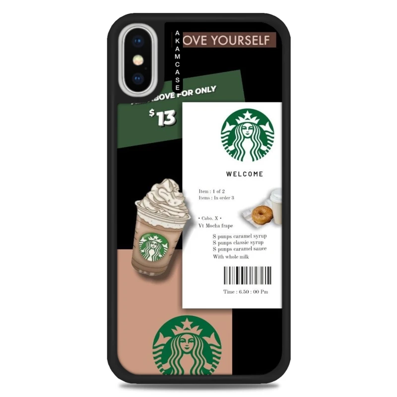 کاور آکام مدل AMCWAXSM-STARBUCKS10 مناسب برای گوشی موبایل اپل iPhone Xs Max