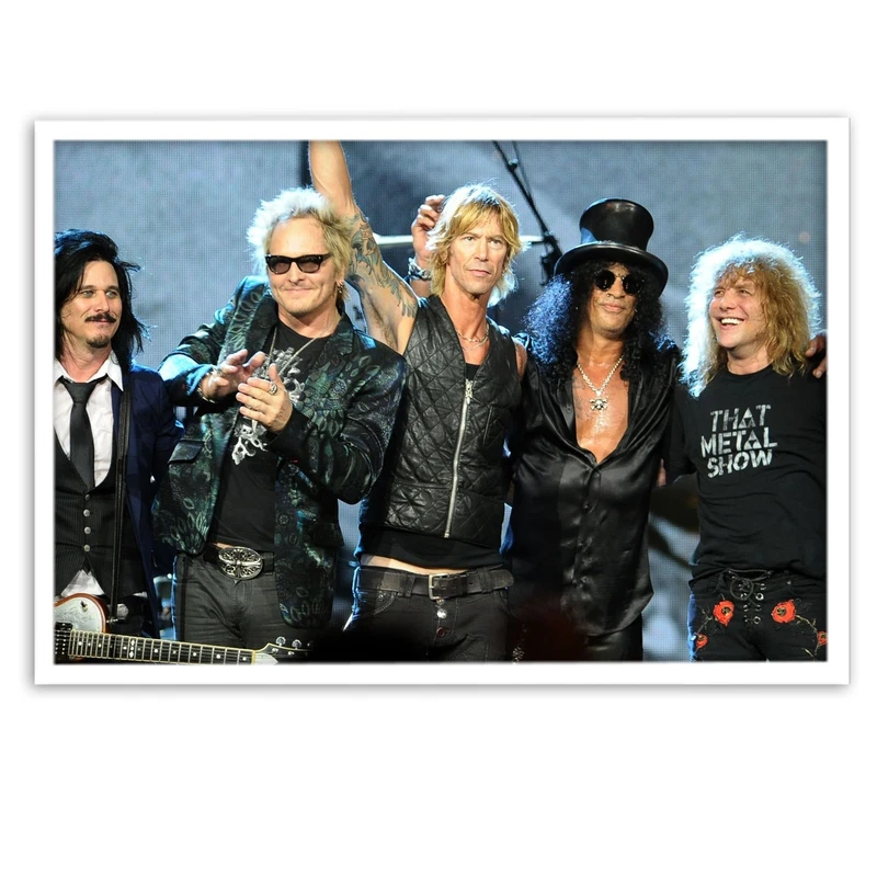 تابلو بکلیت طرح گروه گانز ان روزز Guns N Roses مدل W-s103
