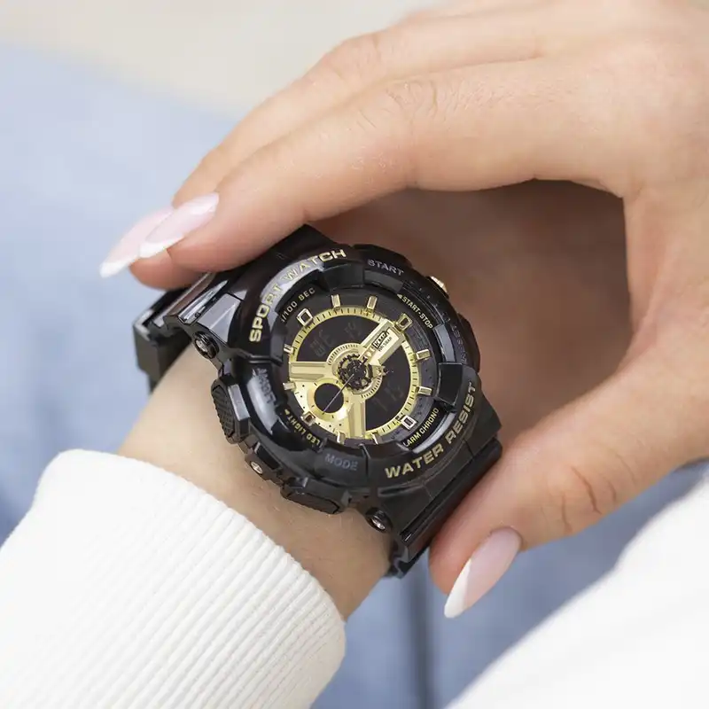 ساعت مچی عقربه ای اسکمی مدل 1689BKGD