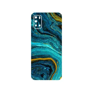 MAHOOT Turquoise marblewith golden streaks Cover Sticker for Gplus Z10
