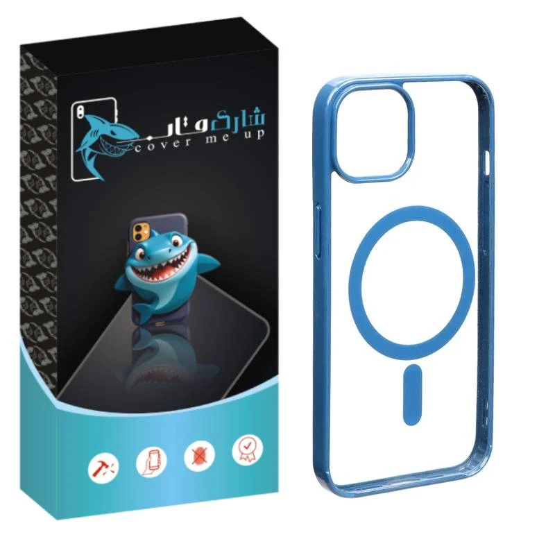 کاور شارک قاب مدل مگ سیف مناسب برای گوشی موبایل اپل iPhone 13 / iPhone 14
