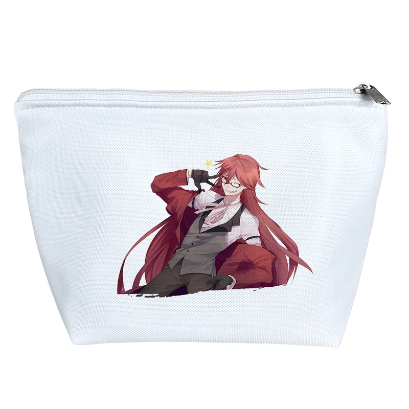 کیف لوازم آرایش دخترانه خندالو مدل گریل انیمه خادم سیاه کد 1322