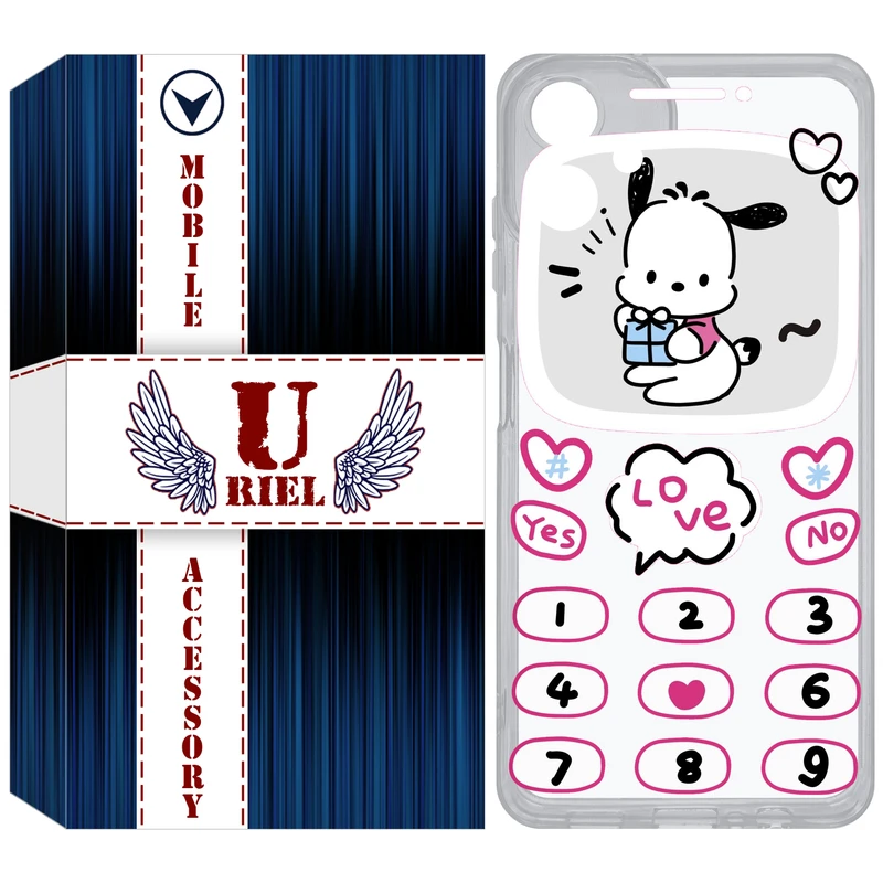 کاور یوریل مدل Clear کد 16 طرح موبایلی مناسب برای گوشی موبایل سامسونگ Galaxy A06