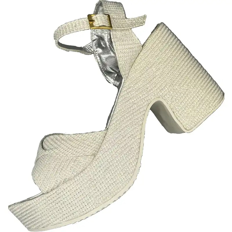 صندل زنانه مدل لمه پاشنه دار