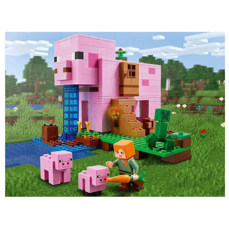 ساختنی مدل Minecraft طرح خانه خوک کد 23017