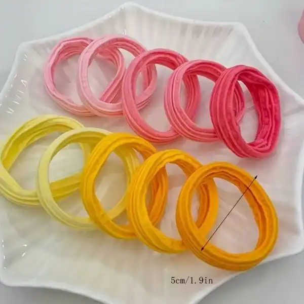 کش مو زنانه مدل حوله ای بسته 12 عددی