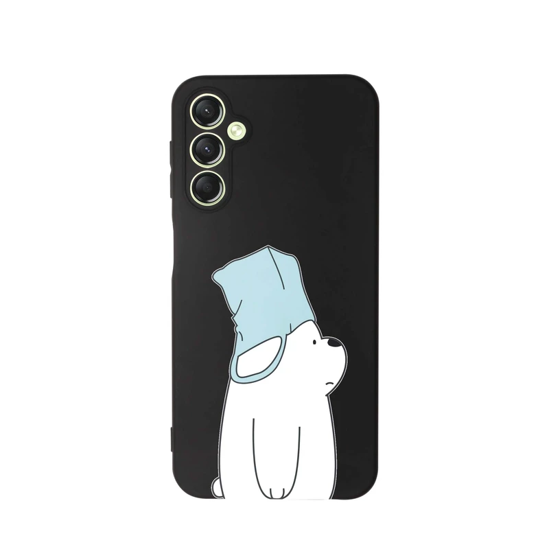 کاور قاب گارد طرح خرس کله فندقی کد s7728 مناسب برای گوشی موبایل سامسونگ Galaxy S23 FE