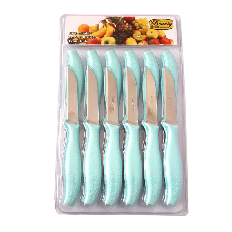 کارد میوه خوری مدل 120 بسته 12 عددی