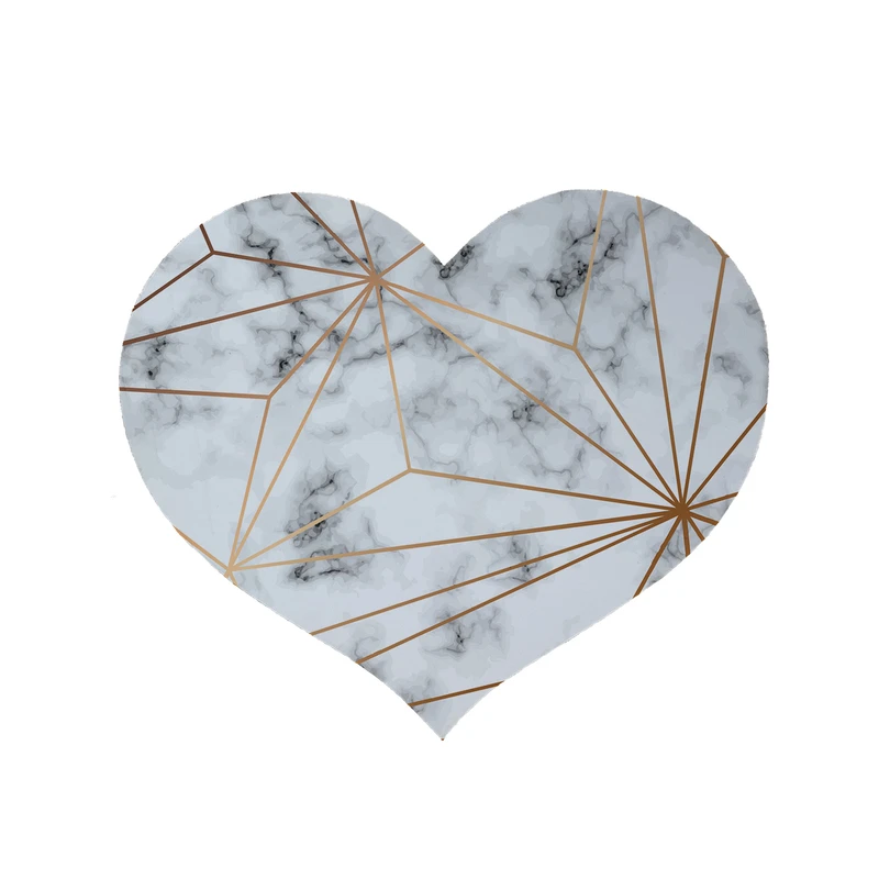 پادری مدل قلب طرح سنگ کد 8583 سایز 90 × 90 سانتی متر