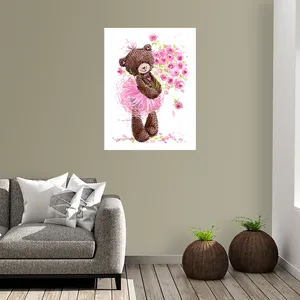 تابلو شاسی کودک مدل فانتزی طرح خرس 