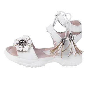 صندل دخترانه مدل گلدار کد WH.3342