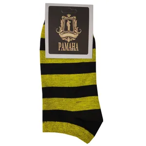 جوراب دخترانه پاماها مدل راه راه کد 48