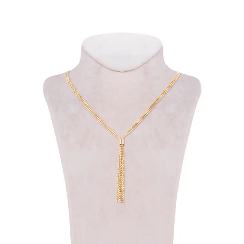 گردنبند طلا 18 عیار زنانه گالری شیدا مجد مدل پنی گره