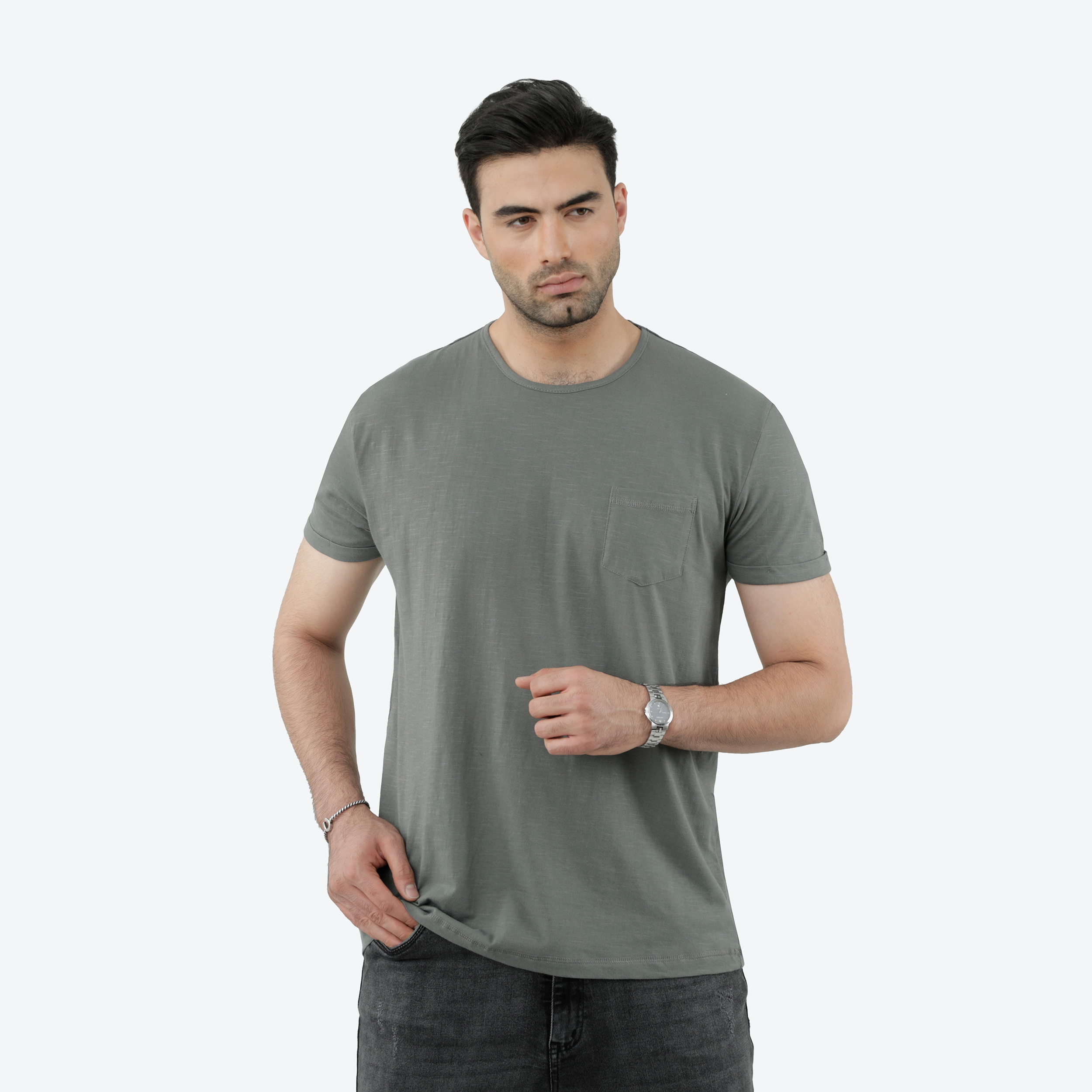 تی شرت آستین کوتاه مردانه پاتن جامه مدل 131621020106431 