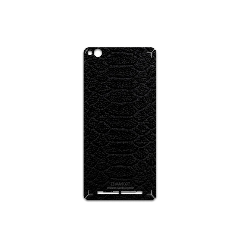 برچسب پوششی ماهوت مدل Black-Snake-Leather مناسب برای گوشی موبایل شیائومی Redmi 3