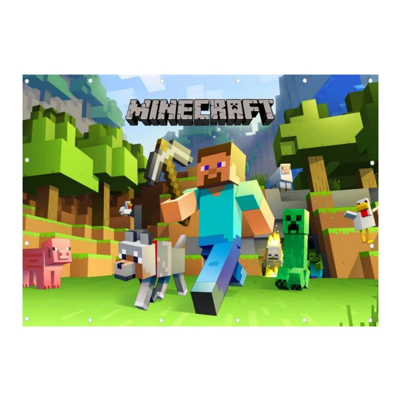 پوستر طرح بازی Minecraft مدل P98