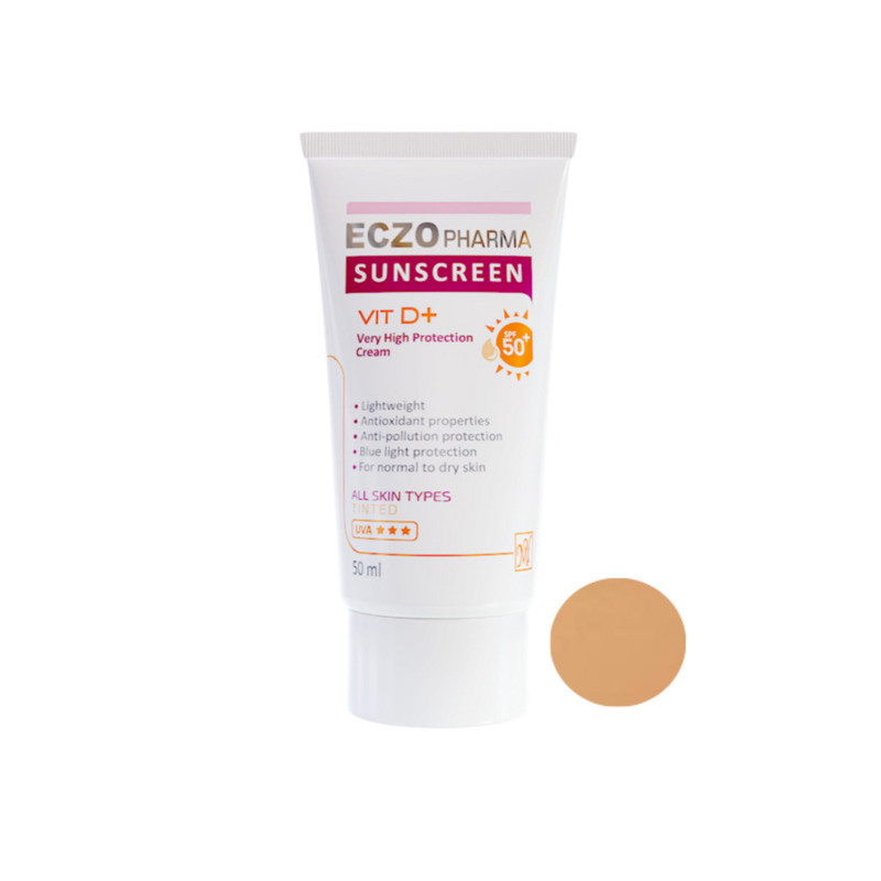 کرم ضد آفتاب رنگی مای SPF 50 مدل اگزوفارما مناسب پوستهای خشک حجم 50 میلیلیتر کرم ضد آفتاب رنگی مای SPF 50 مدل اگزوفارما مناسب پوستهای خشک حجم 50 میلیلیتر