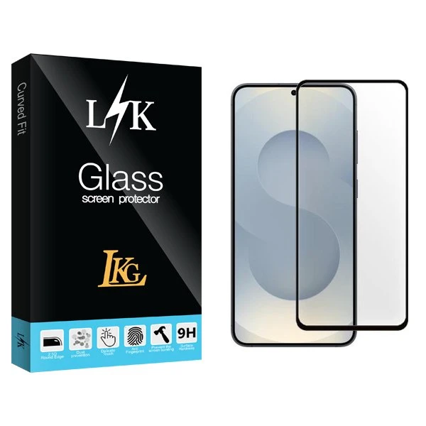 محافظ صفحه نمایش شیشه ای ال کا جی مدل LKK Full مناسب برای گوشی موبایل سامسونگ Galaxy S25
