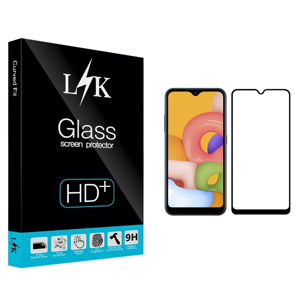 محافظ صفحه نمایش ال کی مدل +HD مناسب برای گوشی موبایل سامسونگ Galaxy A01