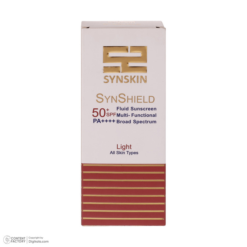 فلوئید ضد آفتاب رنگی ساین اسکین SPF50+ مدل L محافظ UVA ،UVB و +++PA، مرطوب‌کننده مناسب انواع پوست حجم 50 میلی‌لیتر