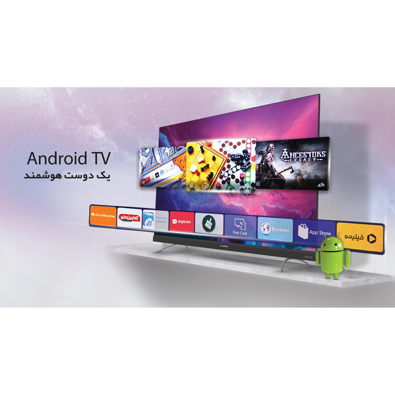 تلویزیون ال ای دی هوشمند ایکس ویژن مدل 50XTU835 سایز 50 اینچ به همراه اشتراک سه ماهه فیلیمو
