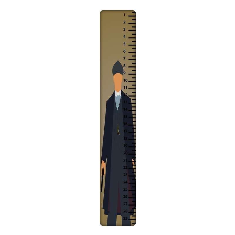 خط کش 30 سانتی متر طرح Peaky Blinders کد 2139