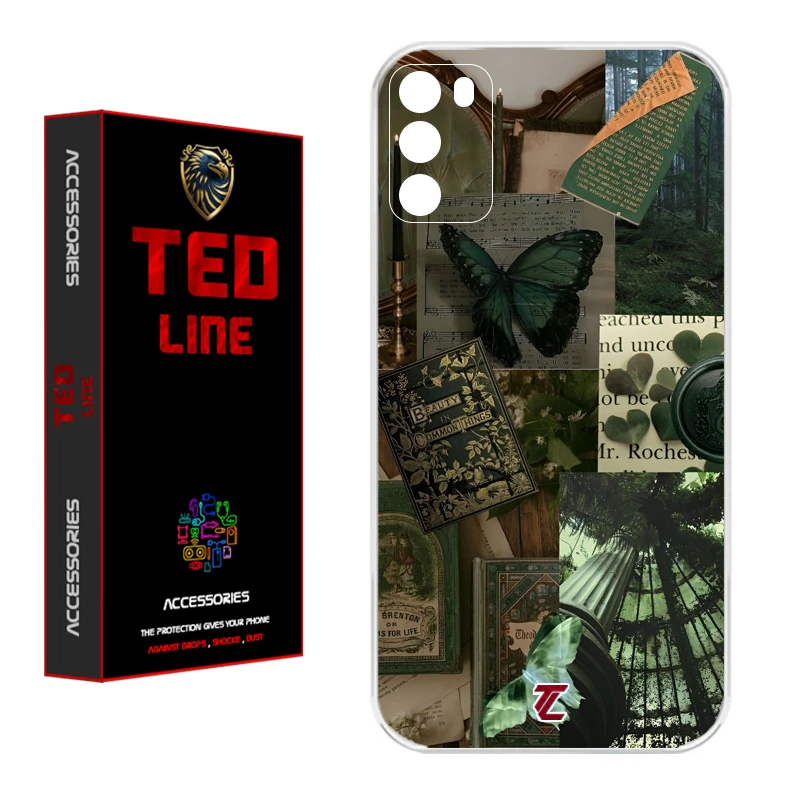 کاور تد لاین طرح کلاژ هنری کد 1118 مناسب برای گوشی موبایل شیائومی Poco M3