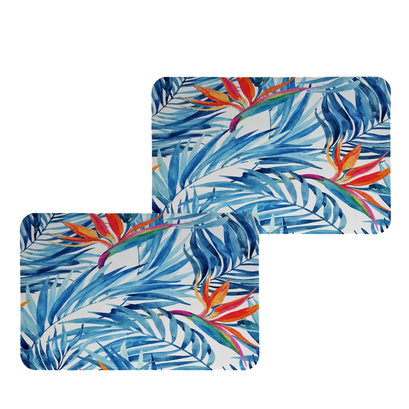 زیربشقابی طرح برگ کد 9107 بسته 2 عددی 