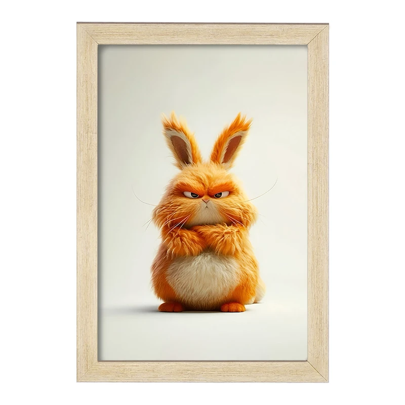 تابلو خندالو مدل خرگوش عصبانی کد F6297