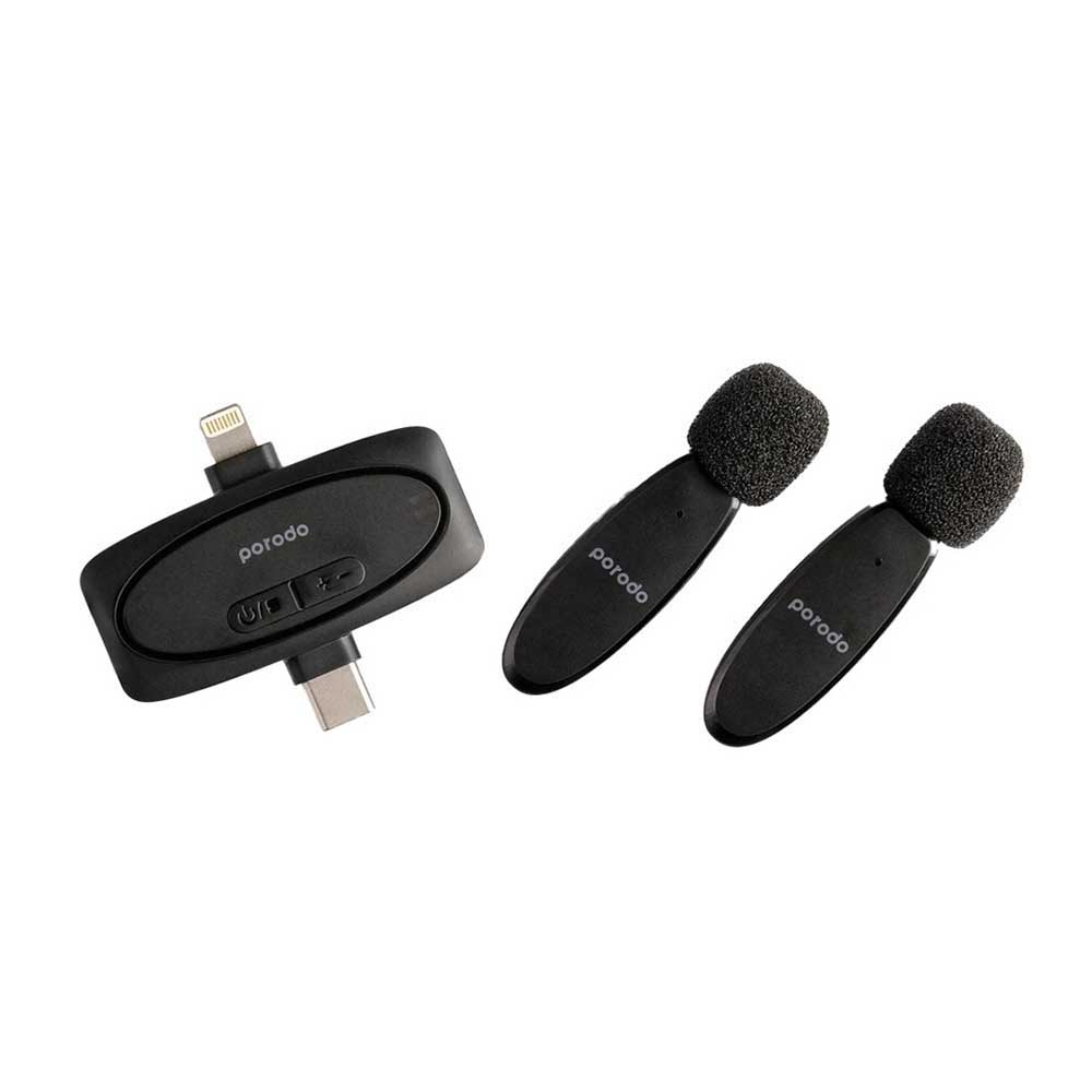 میکروفون بیسیم پرودو مدل Lavalier charging case