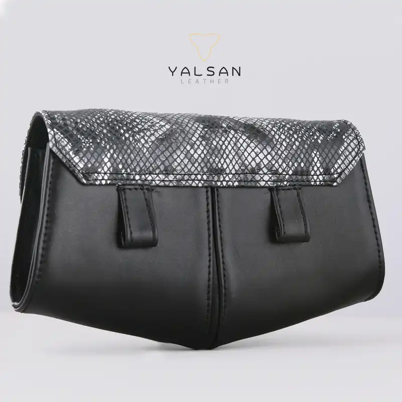 ست کیف و کفش زنانه چرم یلسان مدل هیلدا کد RTL-304-msk به همراه کمربند و جاکلیدی و جاکارتی