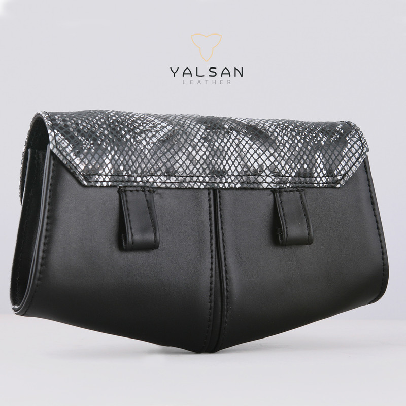 ست کیف و کفش زنانه چرم یلسان مدل هیلدا کد RTL-304-msk به همراه کمربند و جاکلیدی و جاکارتی