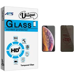 AFS Unique Glass Privacy Screen Protector For Apple اپل iPhone XS Max