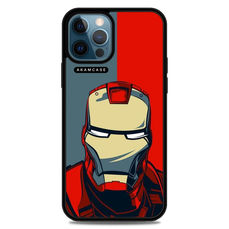 کاور آکام مدل AMC-WA12PROMAX-IRON MAN6 مناسب برای گوشی موبایل اپل iPhone 12 Pro Max
