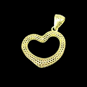 آویز گردنبند طلا 18 عیار زنانه دوست خوب مدل قلب کد dk824