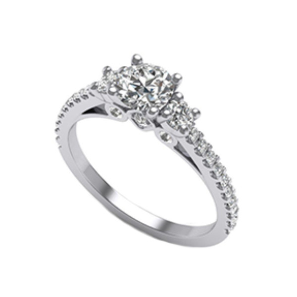 انگشتر نقره زنانه ژابیز کد 061