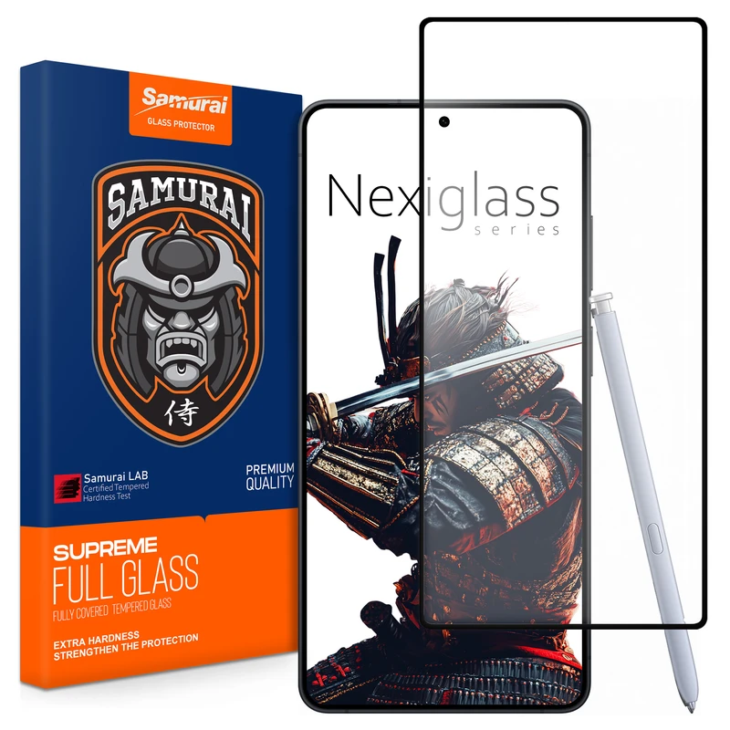 محافظ صفحه نمایش سامورایی مدل Nexiglass مناسب برای گوشی موبایل سامسونگ Galaxy S26 Ultra