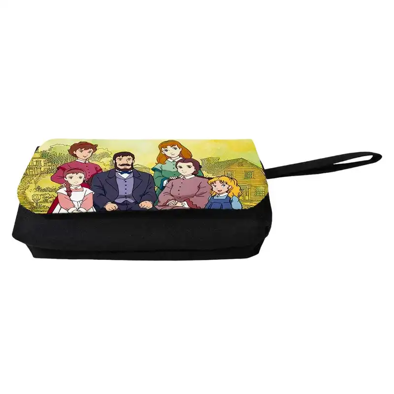 جامدادی مدل دوزیپ طرح انیمه زنان کوچک کد NI260