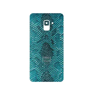 MAHOOT Blue Snake Skin Cover Sticker for Samsung Galaxy A8 Plus 2018